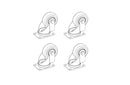 JBL ACK1, Accessory Caster Kit