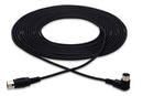HOSA - Phantom MIDI Cable, Right-angle 7-pin DIN to 7-pin DIN, 25 ft