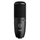 AKG P120, Studio Condenser Microphone, Rugged all-metal body and robust design, Withstands tough day-to-day use, Switchable bass-cut filter
