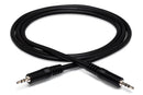 HOSA - Hopscotch Patch Cables, 3.5 mm TS with 3.5 mm TSF Pigtail to 3.5 mm TS, 5 pc, 1.5 ft
