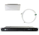 RF Venue 4 Channel IEM Upgrade Pack COMB4CP-ARC, COMBINE4 In-Ear Monitor Combiner with CP Architectural Antenna, White