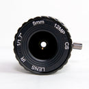 AIDA CS4K-5.0F, 4K Fixed 5mm HFOV 66° Manual Focus CS Mount Lens