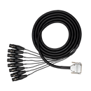 HOSA EDGE - EDGE Balanced Snake, XLR3F to DB25, 3 m