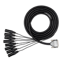 HOSA EDGE - EDGE Balanced Snake, DB25 to XLR3M, 3 m