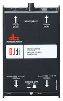 dbx DJDI, 2-Channel Passive DJ Direct Box with 1/4" TS Inputs, Transformer-Isolated XLR I/O and Variable Input Attenuator