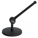 On-Stage DS300B, Posi-Lok Desktop Mic Stand, 7" Boom, Black