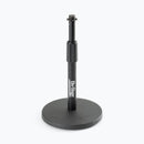 On-Stage DS7200B, Adjustable Desktop Mic Stand, Height 9"-13", Black