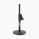 On-Stage DS7200QRB, Quick-Release Desktop Mic Stand, Height 9.5"-16", Black