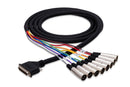 HOSA - Balanced Snake, DB25 to XLR3M, 3 m