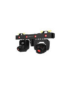 Chauvet DJ GigBAR Bridge ILS, 5-in-1 Pack-n-Go Lighting System with Bridge Bar, Derbys, Pars, Lasers and Strobes, ILS Compatible