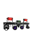 Chauvet DJ GigBAR Move ILS, 5-in-1 Pack-n-Go Lighting System with Moving Heads, Derbys, Pars, Lasers and Strobes, ILS Compatible
