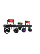 Chauvet DJ GigBAR Move ILS, 5-in-1 Pack-n-Go Lighting System with Moving Heads, Derbys, Pars, Lasers and Strobes, ILS Compatible