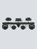 Chauvet DJ GigBAR Move + ILS, 6-in-1 Pack-n-Go Lighting System with Moving Heads, Derbys, Pars, Lasers and Strobes, ILS Compatible