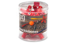 HOSA - Knucklebones Signal Splitter, 3.5 mm X 6, Red, 10 pc