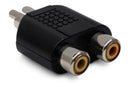 HOSA - Adapter, Dual RCA to RCA