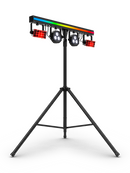 Chauvet DJ GigBAR 3 ILS, 4-in-1 Pack-n-Go Lighting System with Derbys, Wash, Lasers and Strobe Effects, ILS Compatible