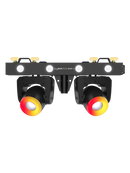 Chauvet DJ GigBAR Bridge Beam ILS, 6-in-1 Pack-n-Go Lighting System with Moving Beam Effects, Derbys, Pars, Lasers and Strobes, ILS Compatible