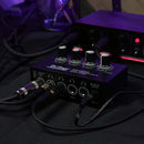 On-Stage HA4000, Four-Channel Headphone Amp, Four People to Listen Simultaneously to a Single Audio Source Over, Each Listener Can Independently Adjust Their Headphone Volume