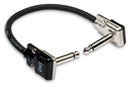 HOSA PRO - Pro Guitar Patch Cable, REAN Low-profile Right-angle to Same, 6 in