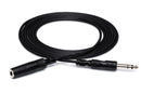 HOSA - Headphone Extension Cable, 1/4 in TRS to 1/4 in TRS, 10 ft