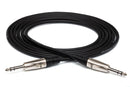 HOSA PRO - Pro Balanced Interconnect, REAN 1/4 in TRS to Same, 1.5 ft