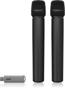 Behringer ULM202USB High-Performance 2.4 GHz Digital Wireless System with 2 Handheld Microphones