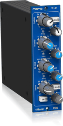 Midas PARAMETRIC EQUALISER 512 V2 500 Series 4-Band Fully Parametric Equaliser Based on Midas HERITAGE 3000
