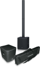 Turbosound iP2000 BUNDLE 1,000 Watt Powered Column Loudspeaker with a 12" Subwoofer