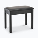 On-Stage KB8802B, Keyboard/Piano Bench, Height 19.5", 240 lbs. Weight Capacity, Wood / Vinyl Construction, Black