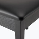 On-Stage KB8802B, Keyboard/Piano Bench, Height 19.5", 240 lbs. Weight Capacity, Wood / Vinyl Construction, Black