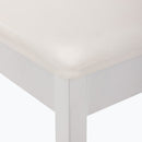 On-Stage KB8802W, Keyboard/Piano Bench, Height 19.5", 240 lbs. Weight Capacity, Wood / Vinyl Construction, White