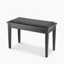 On-Stage KB8904B, Deluxe Keyboard/Piano Bench, Height 19.5", 240 lbs. Weight Capacity, Wood / Vinyl Construction, Black Satin