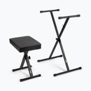 On-Stage KPK6500, Keyboard Stand and Bench Pack, Includes KS7190 Keyboard stand, KT7800 Keyboard Bench
