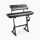 On-Stage KS1365, Z Keyboard Stand with Second Tier, Black