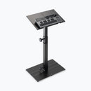 On-Stage KS6150, Compact Midi/Synthesizer Utility Stand, Height Adjustment 23" - 36", 35 lbs. Weight Capacity, Steel Construction, Black