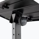 On-Stage KS6150, Compact Midi/Synthesizer Utility Stand, Height Adjustment 23" - 36", 35 lbs. Weight Capacity, Steel Construction, Black