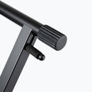 On-Stage KS7291, ERGO-LOK Double-X Keyboard Stand with Welded Construction, Height Adjustment 27" - 38", 320 lbs. Weight Capacity, 12" - 32" Base Spread, Welded Metal Construction, Black