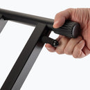 On-Stage KS7292, Double-X ERGO-LOK Keyboard Stand with Second Tier, 320 lbs. Weight Capacity, 12" - 32" Base Spread, Black