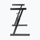 On-Stage KS7350, Folding-Z Keyboard Stand, Height Adjustment 23.5" - 36.5", 375 lbs. Weight Capacity, Welded Metal Construction, Black