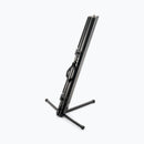 On-Stage KS9102, Quantum Core Column Keyboard Stand, Height Adjustment 10" - 44", 125 lbs. Per Tier (250 lbs. total) Weight Capacity, 32" Base Spread, Black