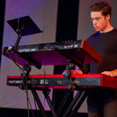 On-Stage KSA7500, Universal Second Tier for X-Style Keyboard Stand, Height 11.5", 60 lbs. Weight Capacity, Black