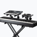 On-Stage KSA8500, Deluxe Keyboard Tier, 66 lbs. (33 lbs. Per Set of arms) Weight Capacity, Black