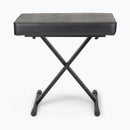 On-Stage KT7800-PLUS, Deluxe X-Style Keyboard Bench, Height Adjustment 19.5", 21.5", 23", 24.5", 360 lbs. Weight Capacity, Welded Metal Construction, Black