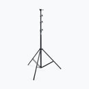 On-Stage LS-MS7620, 13' Tripod Lighting/Mic Stand, Height Adjustment 47"-156", 15 lbs Weight Capacity, 35" Base Spread, Aluminum Construction, Black