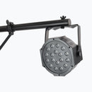 On-Stage LS7720BLT, Lighting Stand with Side Bars, Height Adjustment 60" - 120", 110 lbs Weight Capacity, 48" Base Spread, Aluminum Construction, Black