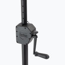 On-Stage LS7805QIK, Power Crank-Up Lighting Stand, Height Adjustment 54" - 132", 80 lbs Weight Capacity, 54" Base Spread, Aluminum and Steel Construction, Black