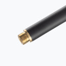 On-Stage MBP7000, Handheld Mic Boom Pole, 3.1' -8.1' Length, 5/8"-27 Male and 3/8" Female Threading, Black