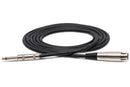 HOSA - Microphone Cable, Hosa XLR3F to 1/4 in TS, 10 ft