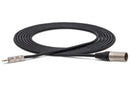 HOSA - Camcorder Microphone Cable, Hosa 3.5 mm TRS to Neutrik XLR3M, 15 ft