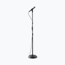 On-Stage MS7201B, Round-Base Mic Stand, Height 33"-60", Black